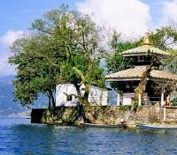 Barahi Temple in the middle of Phewa Lake